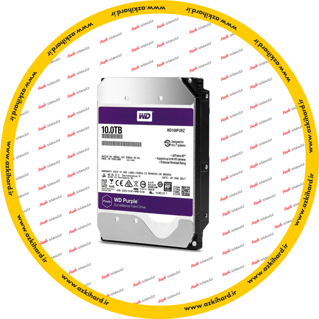 هارد 10 ترا بایت بنفش شرکتی WESTERN DIGITAL